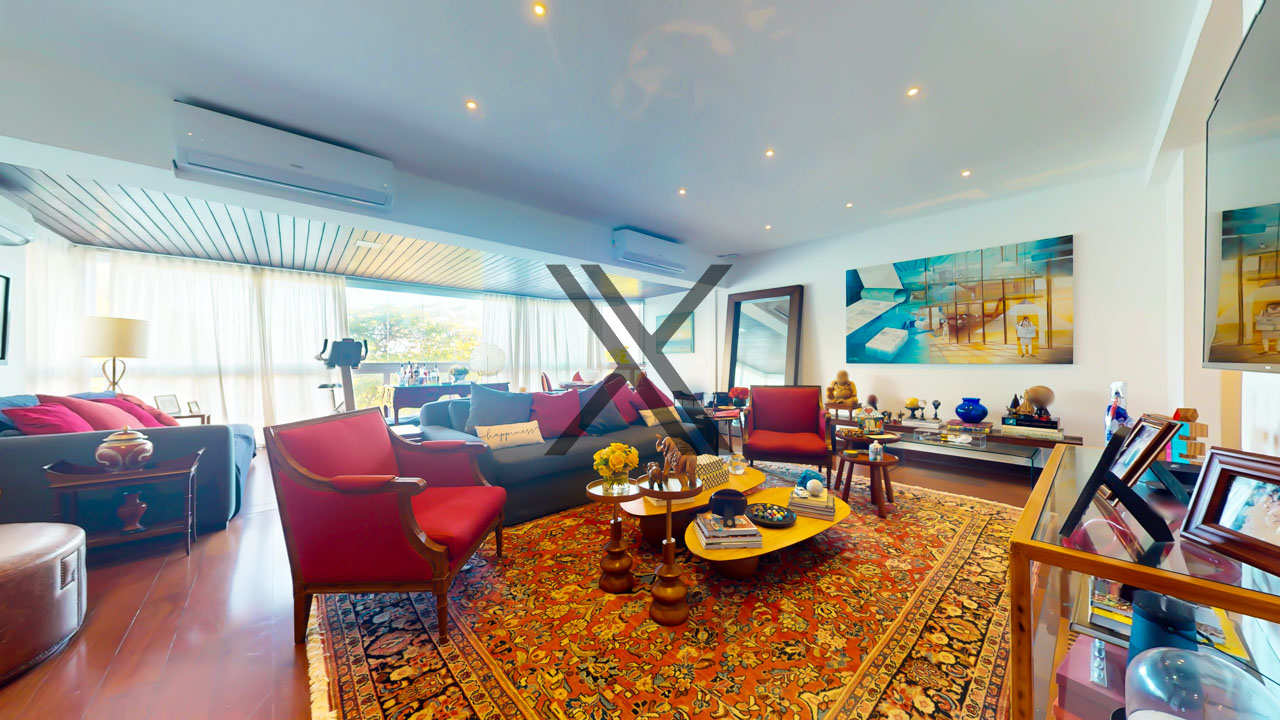 Apartamento Reformado com 4 Quartos em São Conrado